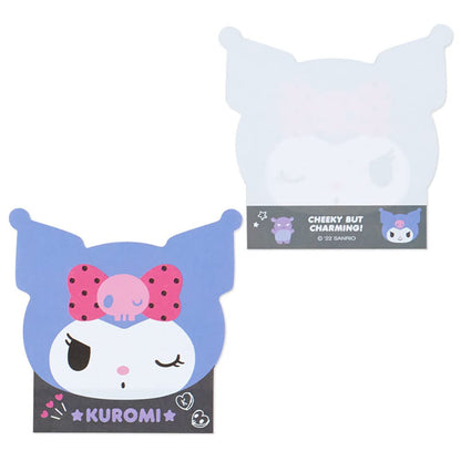 SANRIO Character Face Shaped Memo Kuromi- Japan Figure Store - #1 Bring To You The Best Japanese Goods