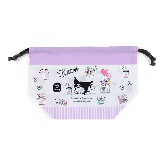 SANRIO - Drawstring Lunch Bag Kuromi Sweets- Japan Figure Store - #1 Bring To You The Best Japanese Goods
