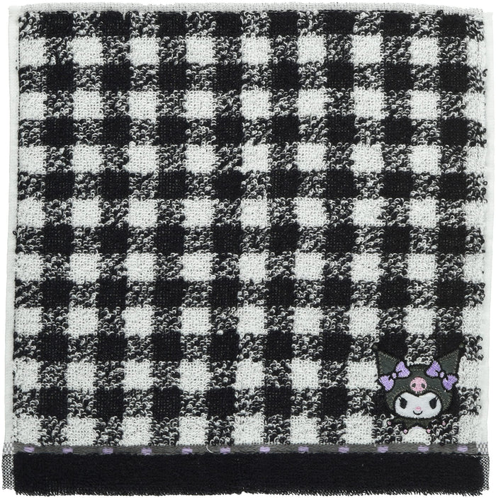 SANRIO Petit Towel Kuromi Gingham- Japan Figure Store - #1 Bring To You The Best Japanese Goods