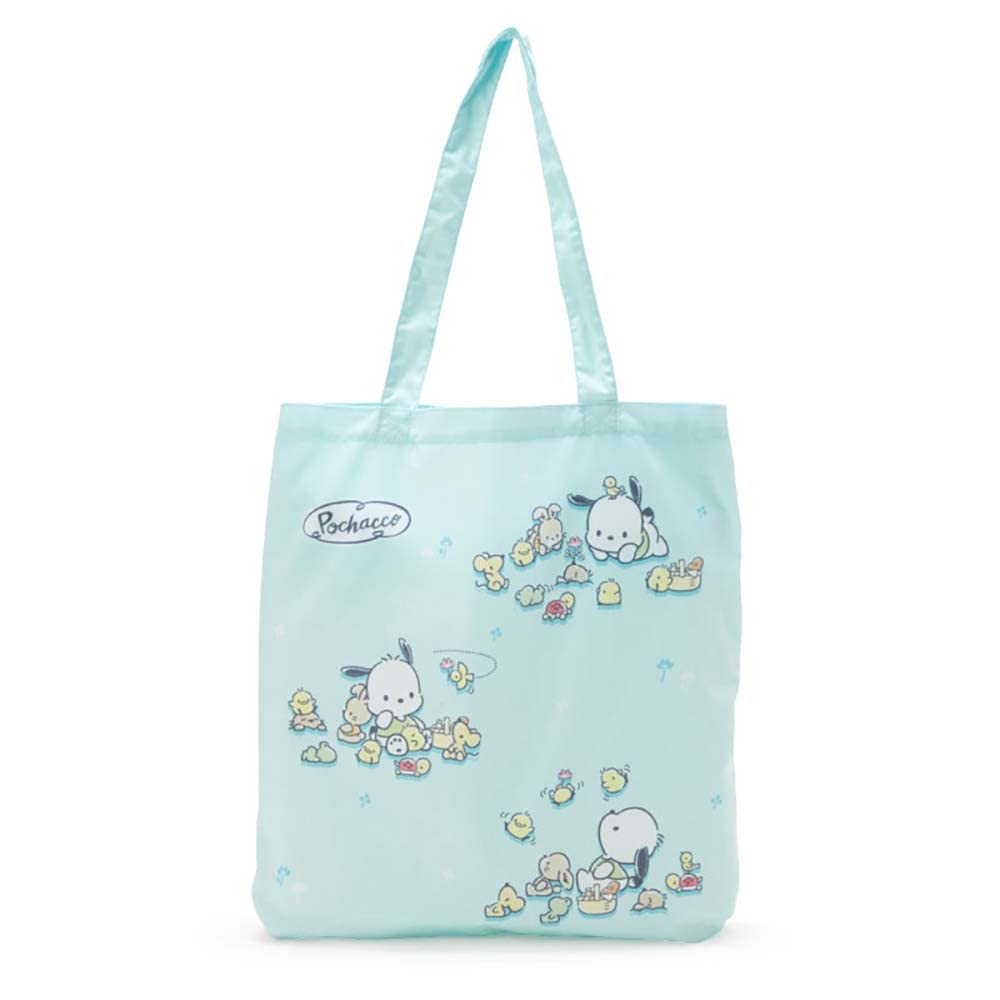 SANRIO Tote Bag With 3 Pockets Pochacco Spring Version- Japan Figure Store - #1 Bring To You The Best Japanese Goods
