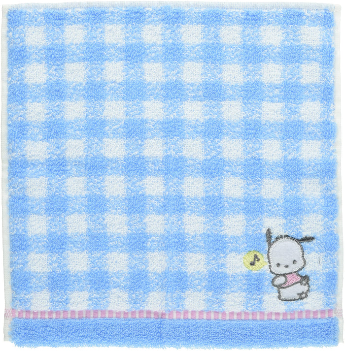 SANRIO Petit Towel Pochacco Gingham- Japan Figure Store - #1 Bring To You The Best Japanese Goods