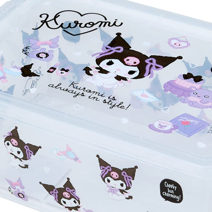 SANRIO Storage Case With Lid Kuromi- Japan Figure Store - #1 Bring To You The Best Japanese Goods