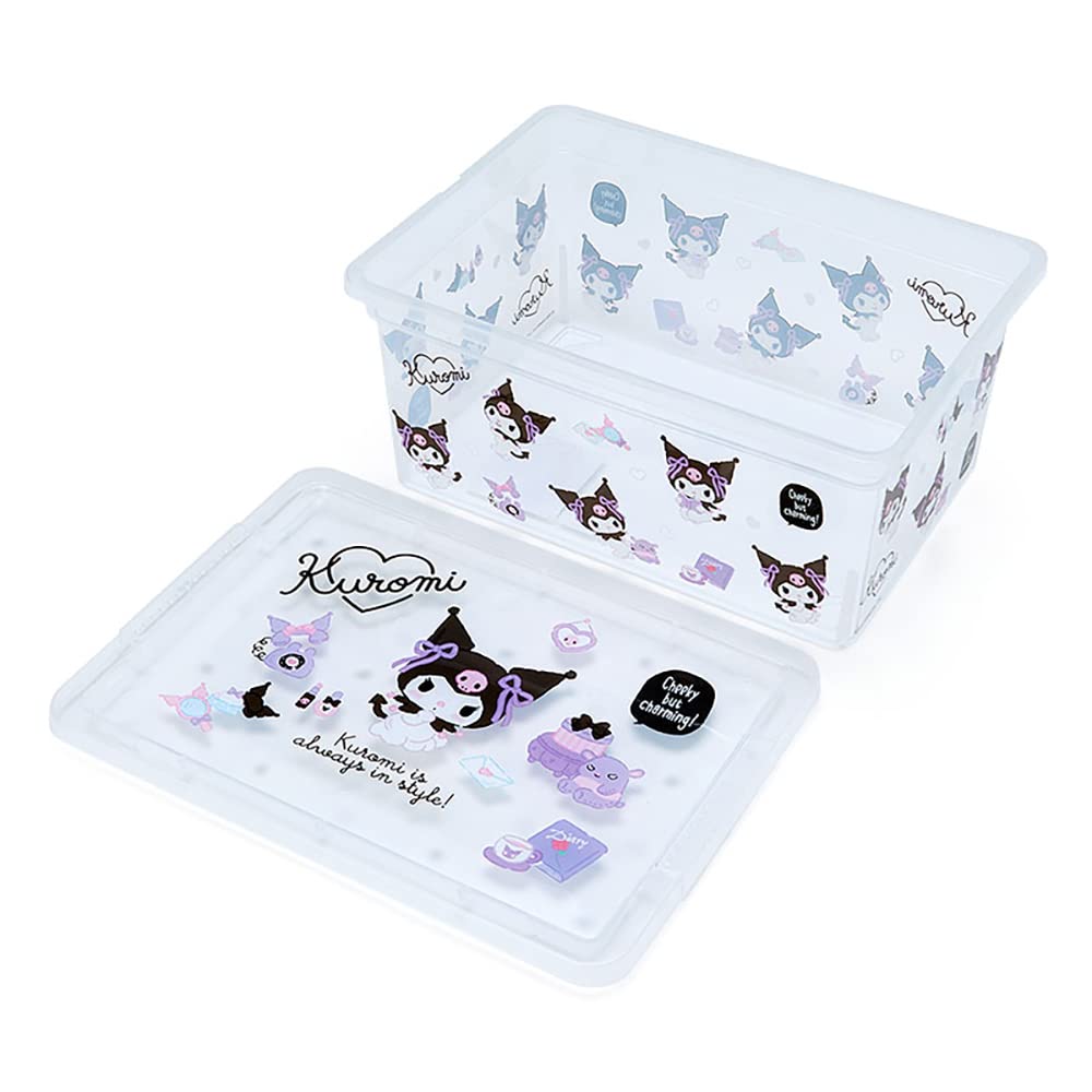 SANRIO Storage Case With Lid Kuromi- Japan Figure Store - #1 Bring To You The Best Japanese Goods