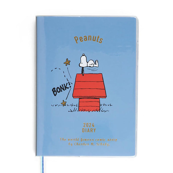 Sanrio Snoopy B6 Diary 2024 Japan | Block Type 704288- Japan Figure Store - #1 Bring To You The Best Japanese Goods