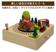 Sanrio Japan Wooden Music Box Station Train H 9108 Beige 577855- Japan Figure Store - #1 Bring To You The Best Japanese Goods