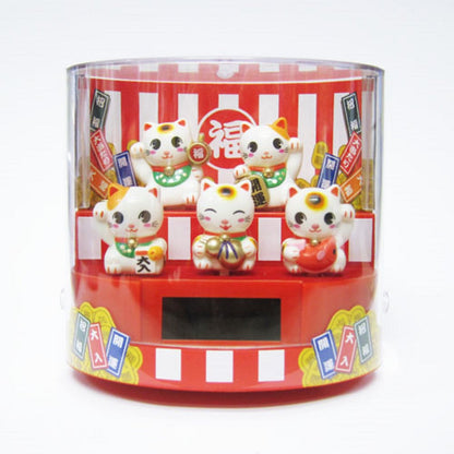 Santa Solar Lucky Cats 1 From Japan- Japan Figure Store - #1 Bring To You The Best Japanese Goods