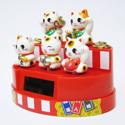 Santa Solar Lucky Cats 1 From Japan- Japan Figure Store - #1 Bring To You The Best Japanese Goods