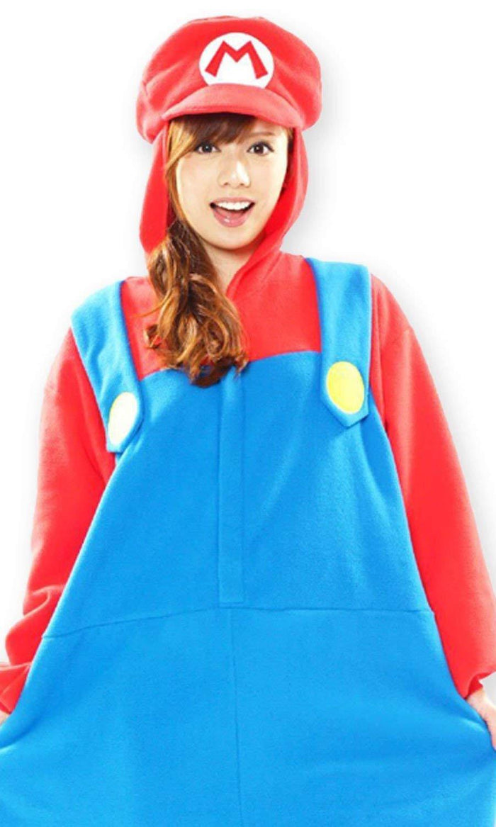 Sazac Super Mario Brothers Mario Towel Costume Free Size Gender - Japan Figure