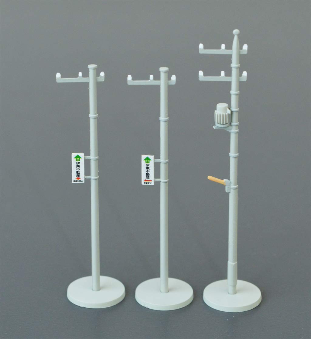 Tomytec Scenery Collection Accessories 091-3 B3 Telephone Pole Diorama Supplies- Japan Figure Store - #1 Bring To You The Best Japanese Goods