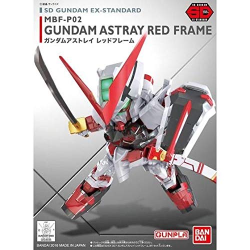BANDAI Sd Gundam Ex-Standard Gundam Astray Red Frame Non Scale Kit- Japan Figure Store - #1 Bring To You The Best Japanese Goods