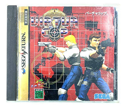 Sega Virtua Cop For Sega Saturn - Used Japan Figure 4974365090609
