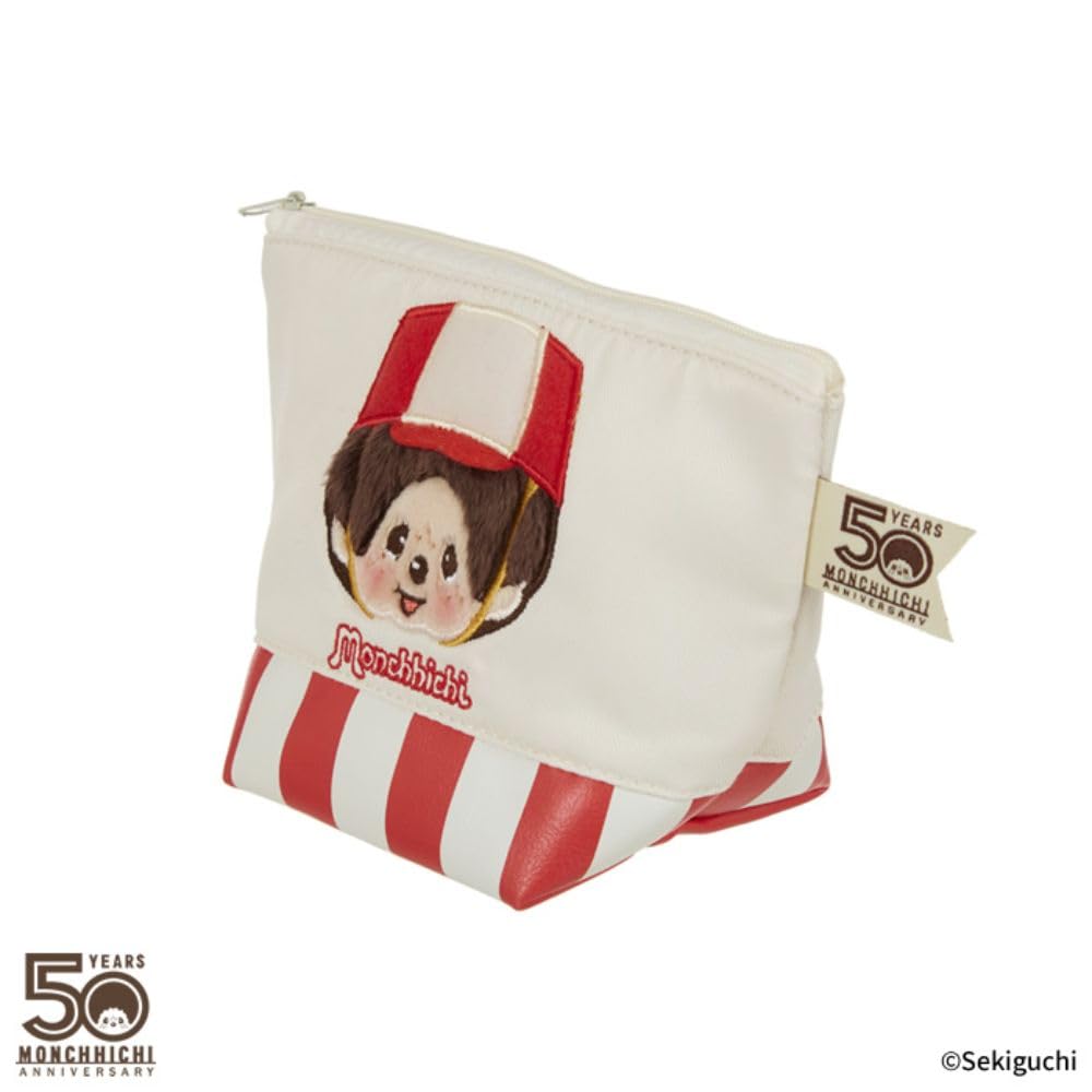 Sekiguchi Let's Parade Monchhichi Pouch 204908 - Stylish Brand Accessory- Japan Figure Store - #1 Bring To You The Best Japanese Goods