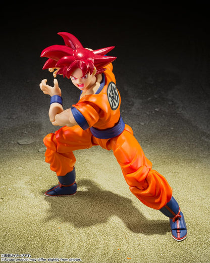 Sh Figuarts Dragon Ball Super SSG Goku | Bandai Spirits | 140mm PVC Figure- Japan Figure Store - #1 Bring To You The Best Japanese Goods