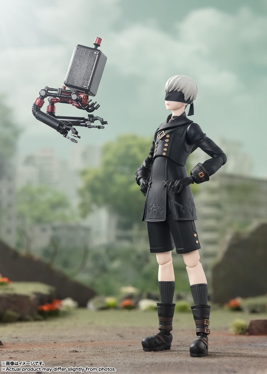 Bandai Spirits Sh Figuarts Nier:Automata Ver1.1A 9S Pvc Abs Figure Japan- Japan Figure Store - #1 Bring To You The Best Japanese Goods