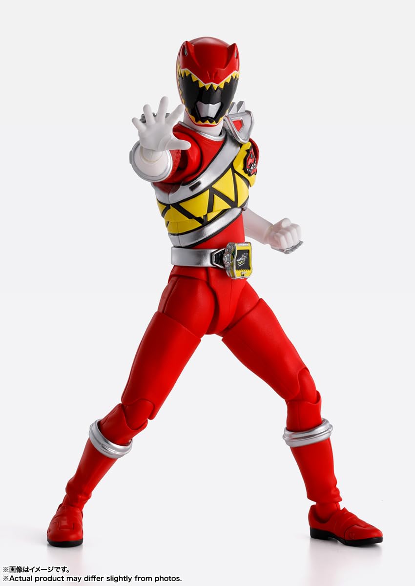 Bandai Spirits Sh Figuarts Kyoryuger Kyoryu Red 145mm ABS PVC Figure- Japan Figure Store - #1 Bring To You The Best Japanese Goods