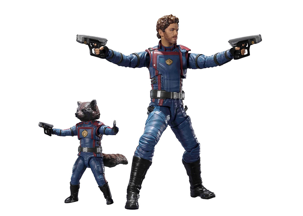 Bandai Spirits Star Lord & Rocket Raccoon Action Figures Guardians of the Galaxy Vol. 3 PVC & ABS- Japan Figure Store - #1 Bring To You The Best Japanese Goods