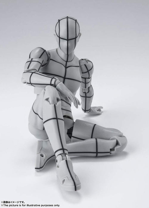 Shfiguarts Body-Kun -Wire Frame- (Gray Color Ver.) Approximately 150Mm Pvc Abs Pre-Painted Movable Figure- Japan Figure Store - #1 Bring To You The Best Japanese Goods