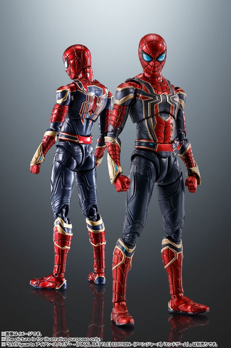Bandai Spirits Sh Figuarts Spider-Man: No Way Home Iron Spider 145mm Pre-Painted Movable Figure- Japan Figure Store - #1 Bring To You The Best Japanese Goods
