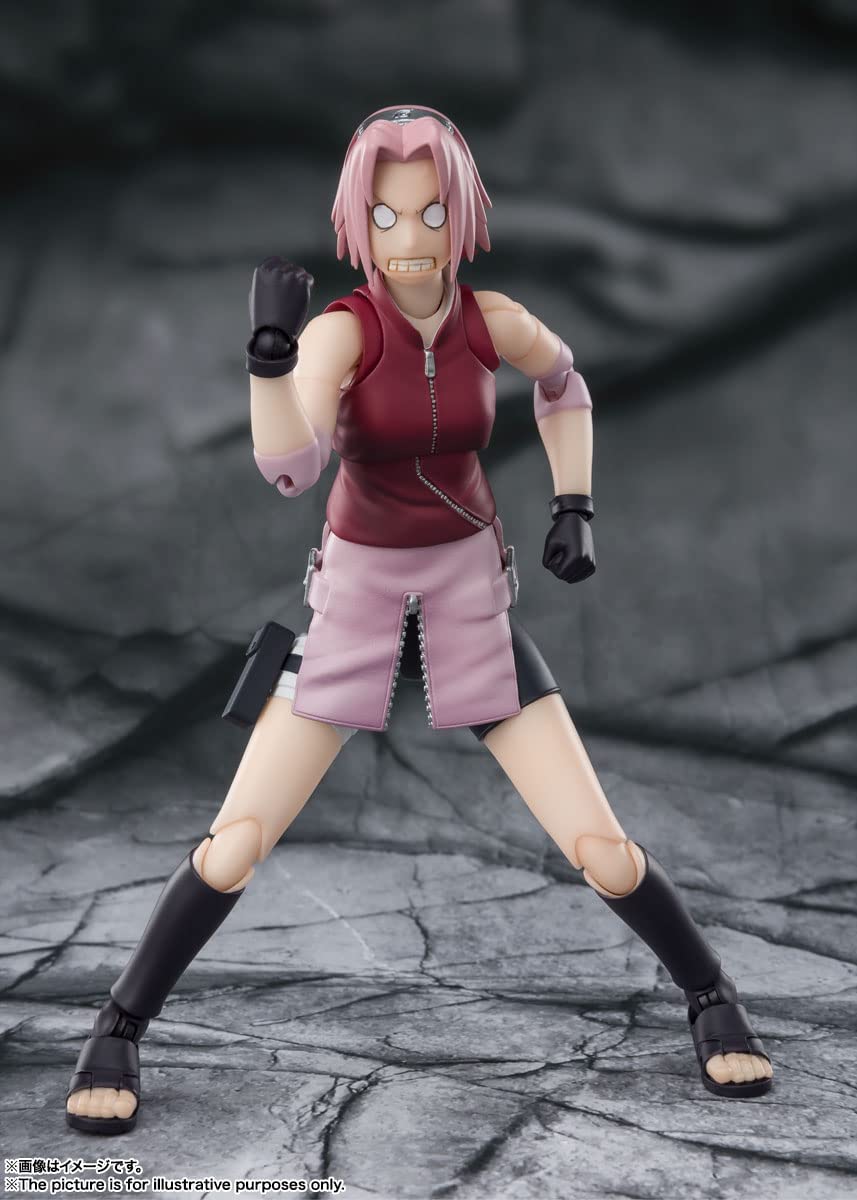 BANDAI S.H. Figuarts Sakura Haruno Figure Naruto: Shippuuden- Japan Figure Store - #1 Bring To You The Best Japanese Goods