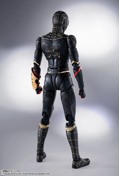 Shfiguarts Spider-Man [Black Gold Suit] (Spider-Man: No Way Home) About 150Mm Abs Pvc Painted Action Figure- Japan Figure Store - #1 Bring To You The Best Japanese Goods
