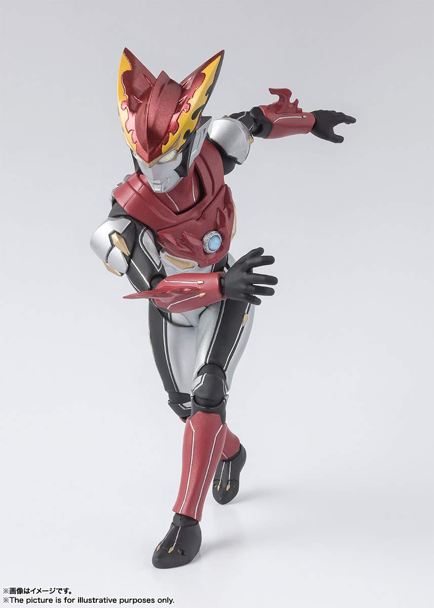 BANDAI S.H. Figuarts Ultraman R/B Ultraman Rosso Flame Figure- Japan Figure Store - #1 Bring To You The Best Japanese Goods