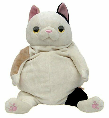 Shinada Global Plush Doll Mochi Neko Cat Mike L Japan- Japan Figure Store - #1 Bring To You The Best Japanese Goods