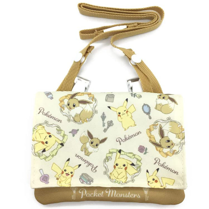 Shobido Co Ltd Japan Pocket Monster Pokemon Goods Multi-Pocket Shoulder All-Pattern Series School Name Tag Pouch Clothes No Pockets- Japan Figure Store - #1 Bring To You The Best Japanese Goods