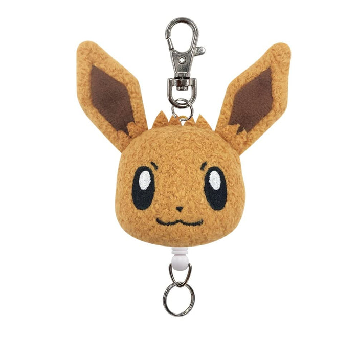 Sk Japan Pokemon Mascot Reel Keychain Eevee- Japan Figure Store - #1 Bring To You The Best Japanese Goods