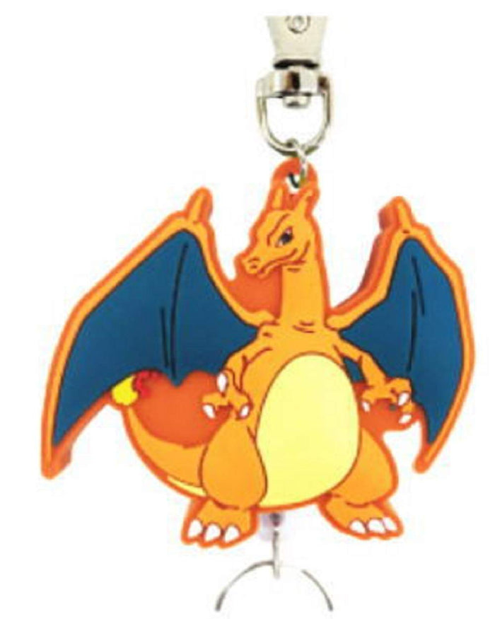 SK JAPAN Pokemon Rubber Reel Keychain Charizard- Japan Figure Store - #1 Bring To You The Best Japanese Goods