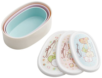 Skater Bento Box Sumikko Gurashi Candy Store 860Ml Set Of 3 Sealed Container Storage Container Made In Japan Srs3Sag-A- Japan Figure Store - #1 Bring To You The Best Japanese Goods