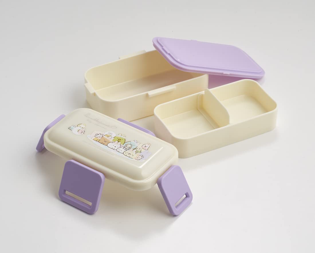 Skater Bento Box Sumikko Gurashi Rabbit Rice 600Ml Antibacterial Fluffy Dome Lid 2 Tiers Made In Japan Pflw4Ag-A- Japan Figure Store - #1 Bring To You The Best Japanese Goods