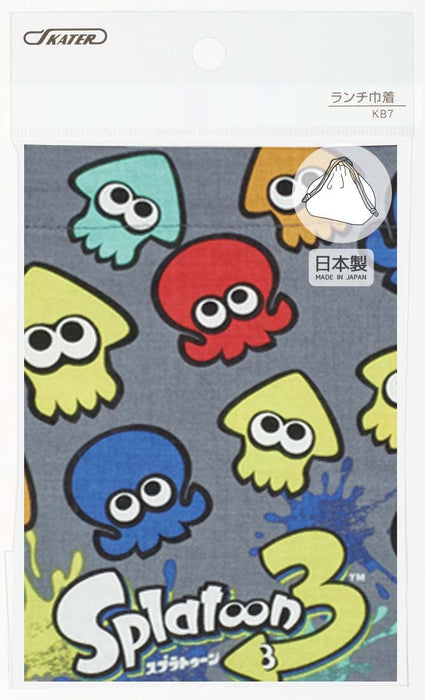 Skater Kids Lunch Bag Splatoon 3 Japan KB7-A- Japan Figure Store - #1 Bring To You The Best Japanese Goods