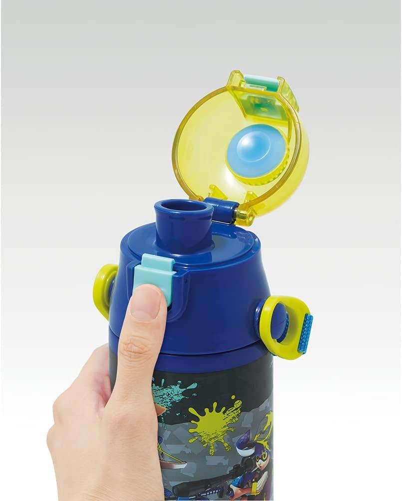 Skater Kids Water Bottle 580ml Splatoon 3 Lightweight Boy Sports Bottle Sdc6N-A- Japan Figure Store - #1 Bring To You The Best Japanese Goods