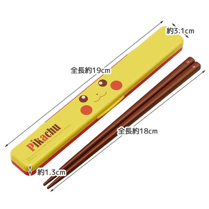SKATER Pokemon Pikachu Chopstick Box Set- Japan Figure Store - #1 Bring To You The Best Japanese Goods