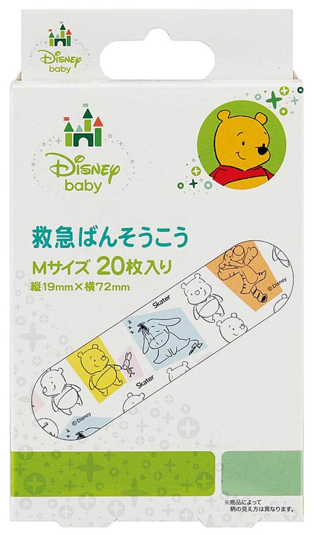SKATER First Aid Plaster Set M Size Winnie-The-Pooh- Japan Figure Store - #1 Bring To You The Best Japanese Goods