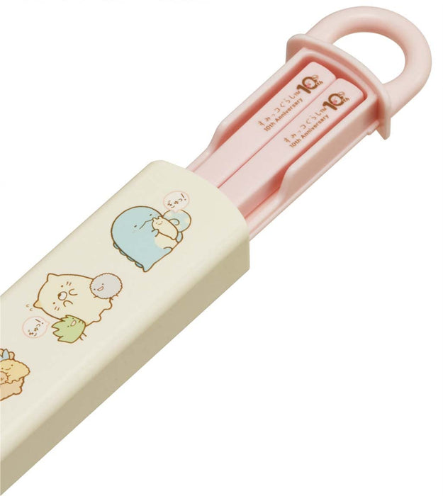 Skater Kids Chopsticks Chopstick Box Set Antibacterial Sumikko Gurashi 10Th Anniversary Made In Japan 16.5Cm Abs2Amag-A- Japan Figure Store - #1 Bring To You The Best Japanese Goods