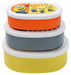 Skater Minions 3 Lunch Box Set Of 3 Japan 860Ml Srs3S-A Sealed Storage Container- Japan Figure Store - #1 Bring To You The Best Japanese Goods