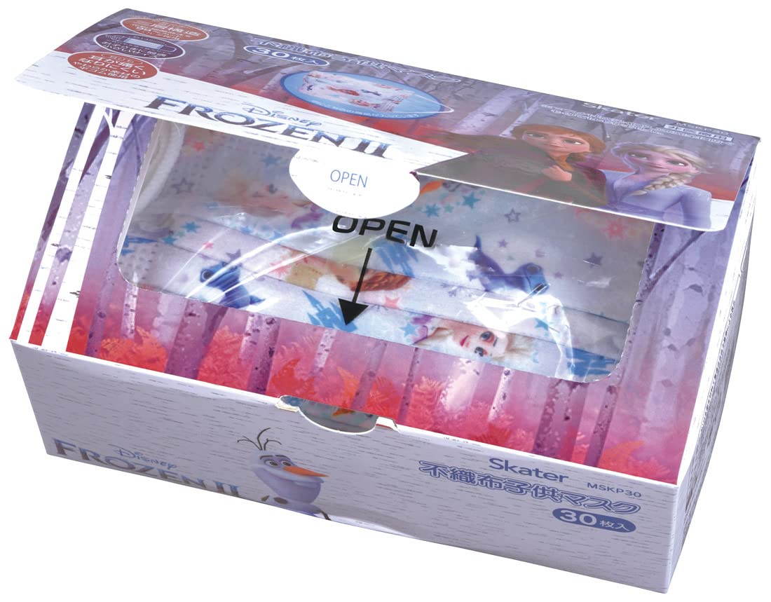 Skater Mskp30-A Non-Woven Mask for Kids 3-Layer Construction 30 Masks Disney Frozen Kid Masks- Japan Figure Store - #1 Bring To You The Best Japanese Goods