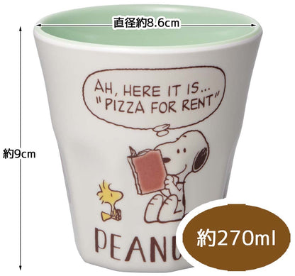 Skater 270Ml Melamine Cup Peanack Comic Snoopy Japan Mtb2-A- Japan Figure Store - #1 Bring To You The Best Japanese Goods