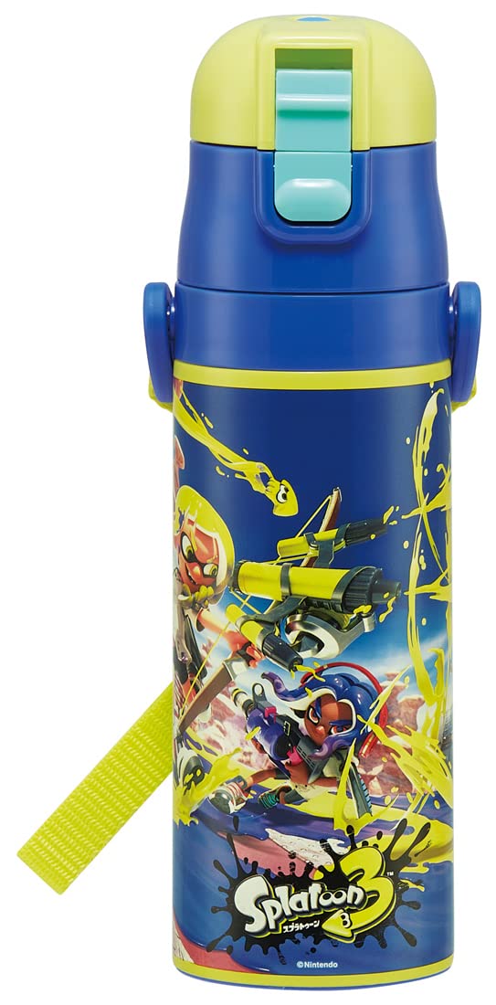 Skater 470ml Splatoon 3 Kids Steel Sports Bottle SDC4-A- Japan Figure Store - #1 Bring To You The Best Japanese Goods