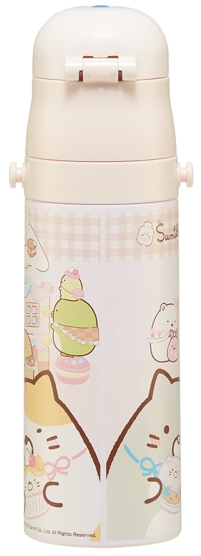 Skater Water Bottle Sumikko Gurashi Candy Store 470Ml Children&S Stainless Steel Sports Bottle Sdc4-A- Japan Figure Store - #1 Bring To You The Best Japanese Goods