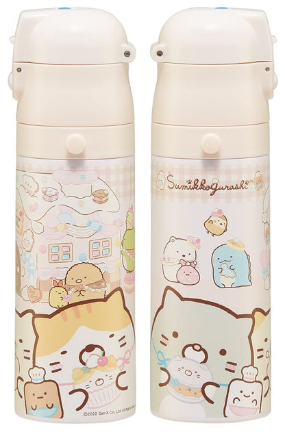Skater Water Bottle Sumikko Gurashi Candy Store 470Ml Children&S Stainless Steel Sports Bottle Sdc4-A- Japan Figure Store - #1 Bring To You The Best Japanese Goods