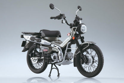 Honda CT125 1/12 Bike Aoshima Matte Armored Silver Metallic- Japan Figure Store - #1 Bring To You The Best Japanese Goods