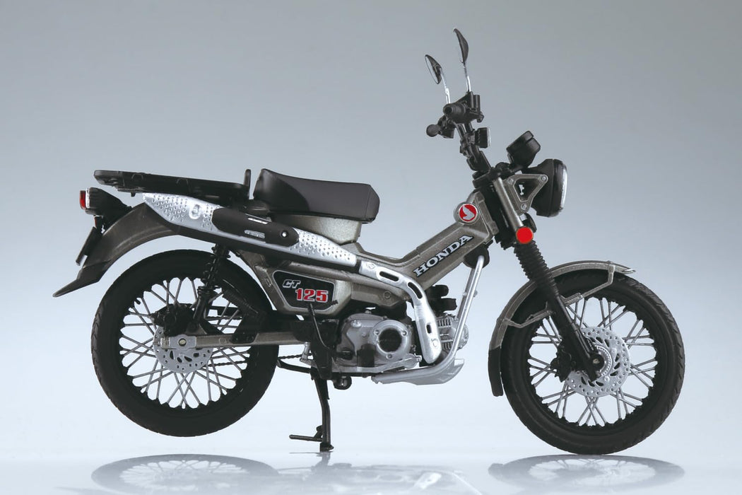 Honda CT125 1/12 Bike Aoshima Matte Armored Silver Metallic- Japan Figure Store - #1 Bring To You The Best Japanese Goods
