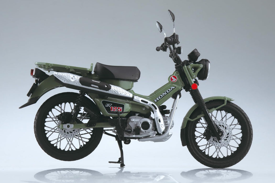 Honda Ct125 Pearl Organic Green 1/12 Bike - Qingdao Cultural Textbook Society (Aoshima)- Japan Figure Store - #1 Bring To You The Best Japanese Goods
