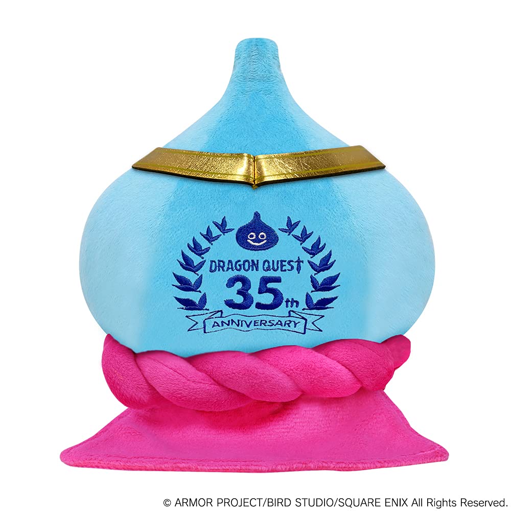 Square Enix Dragon Quest Smile Slime Plush Hero Slime M Size 35th Anniversary Plush Ver- Japan Figure Store - #1 Bring To You The Best Japanese Goods