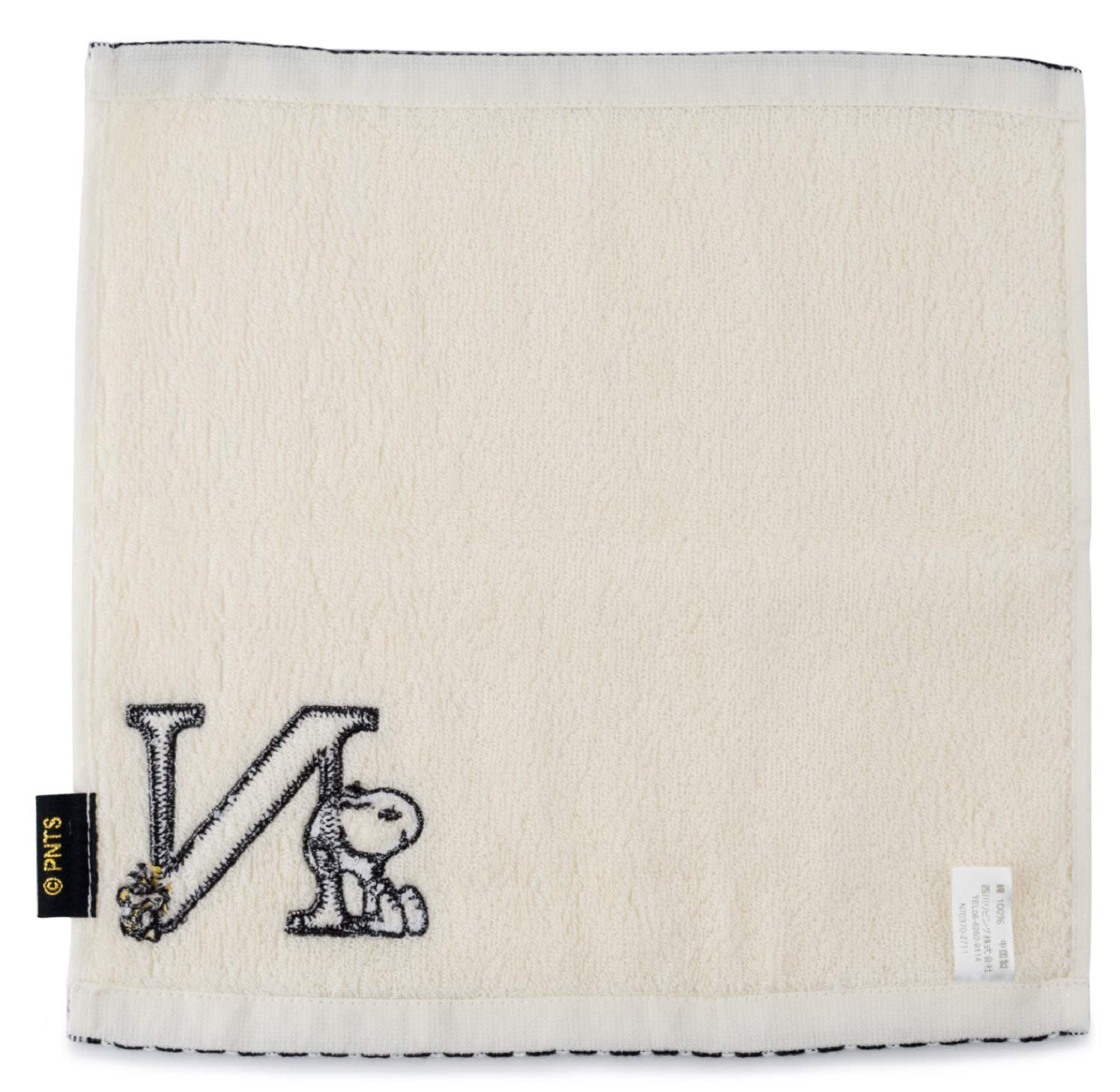 Snoopy Initial Mini Towel N- Japan Figure Store - #1 Bring To You The Best Japanese Goods