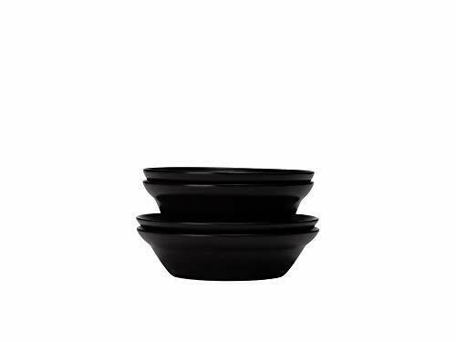 Snow Peak "donabezen" One Set Black Bowl, Plate Tw-110- Japan Figure Store - #1 Bring To You The Best Japanese Goods