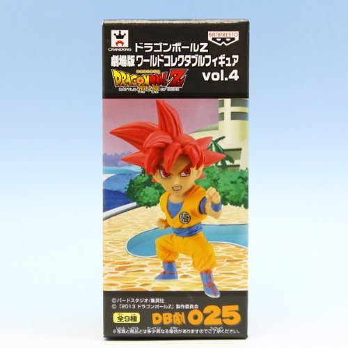 Banpresto Dragon Ball Z Movie World Collectable Figure Vol.4 Son Goku Super Saiyan God Japan Anime- Japan Figure Store - #1 Bring To You The Best Japanese Goods