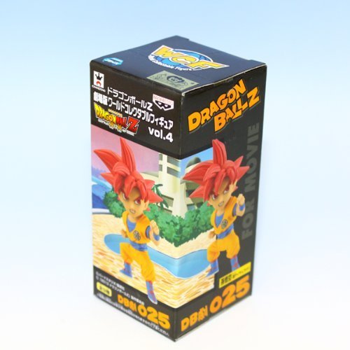 Banpresto Dragon Ball Z Movie World Collectable Figure Vol.4 Son Goku Super Saiyan God Japan Anime- Japan Figure Store - #1 Bring To You The Best Japanese Goods